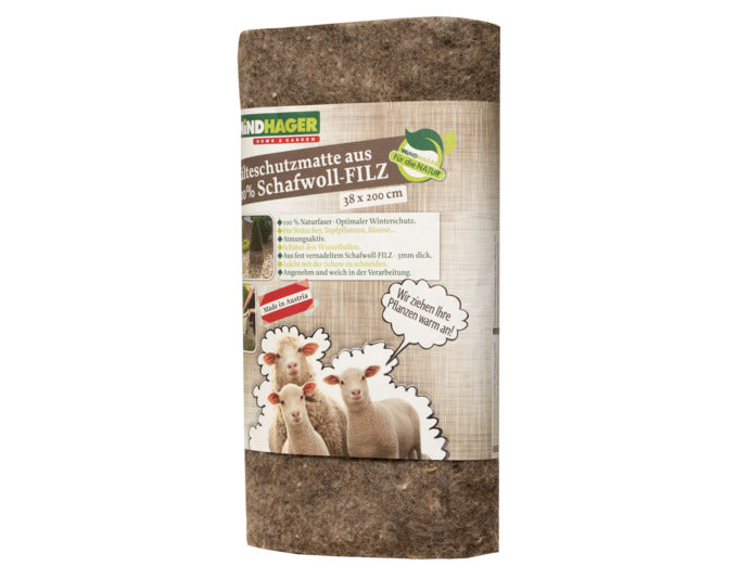 WINDHAGER Schafwollmatte Winter 200x50 cm in  präsentiert im Onlineshop von KAQTU Design AG. Gartenpflege ist von WINDHAGER