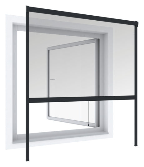 Schützen Sie Ihr Zuhause mit dem WINDHAGER Rollo IS Plus 160x160 cm aus Aluminium in natur. Effektiver Insektenschutz, individuell anpassbar und umweltfreundlich.