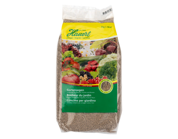 Hauert Dünger Gartensegen 5 kg Braun