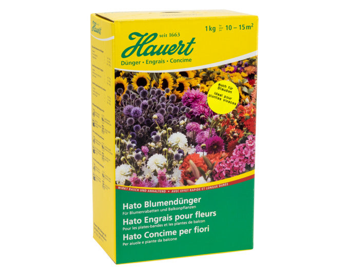 HAUERT Blumendünger Hato 1 kg in präsentiert im Onlineshop von KAQTU Design AG. Gartenpflege ist von HAUERT