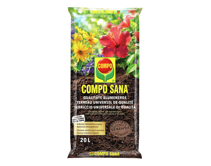 COMPO Qualitäts-Blumenerde Compo Sana 5 l in präsentiert im Onlineshop von KAQTU Design AG. Gartenpflege ist von COMPO