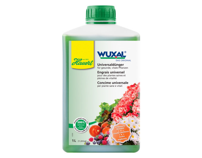HAUERT Universaldünger Wuxal 1 l in präsentiert im Onlineshop von KAQTU Design AG. Gartenpflege ist von MAAG