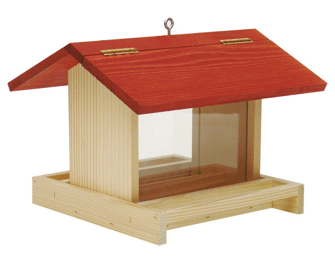 BEWO Vogelfutterhaus Standard Dach rot in präsentiert im Onlineshop von KAQTU Design AG. Nistkasten ist von BEWO