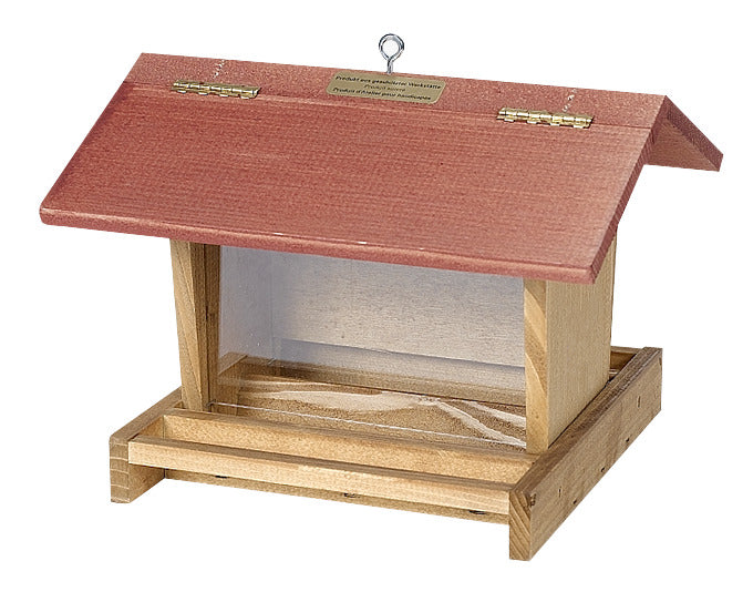 BEWO Vogelfutterhaus Rigi Dach rot in präsentiert im Onlineshop von KAQTU Design AG. Nistkasten ist von BEWO