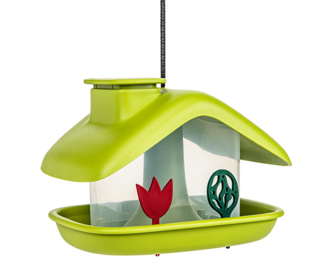 PLASTIA Vogelfutterhaus Domek 16x19 cm in präsentiert im Onlineshop von KAQTU Design AG. Nistkasten ist von PLASTIA