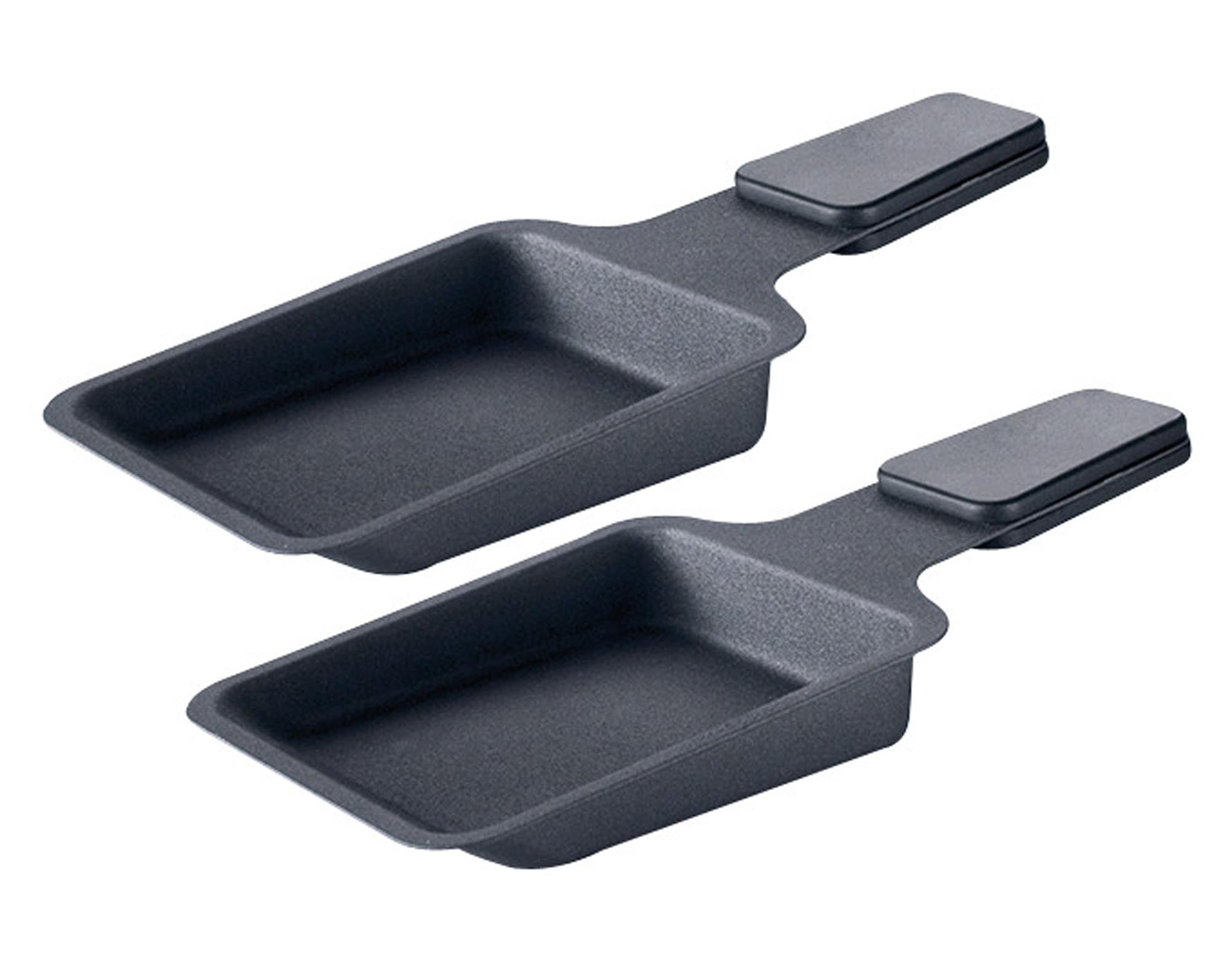 Entdecken Sie die SPRING Raclette Pfännchen im 2er-Set mit hochwertiger Antihaftbeschichtung. Ideal für Raclette, Fondue und mehr!