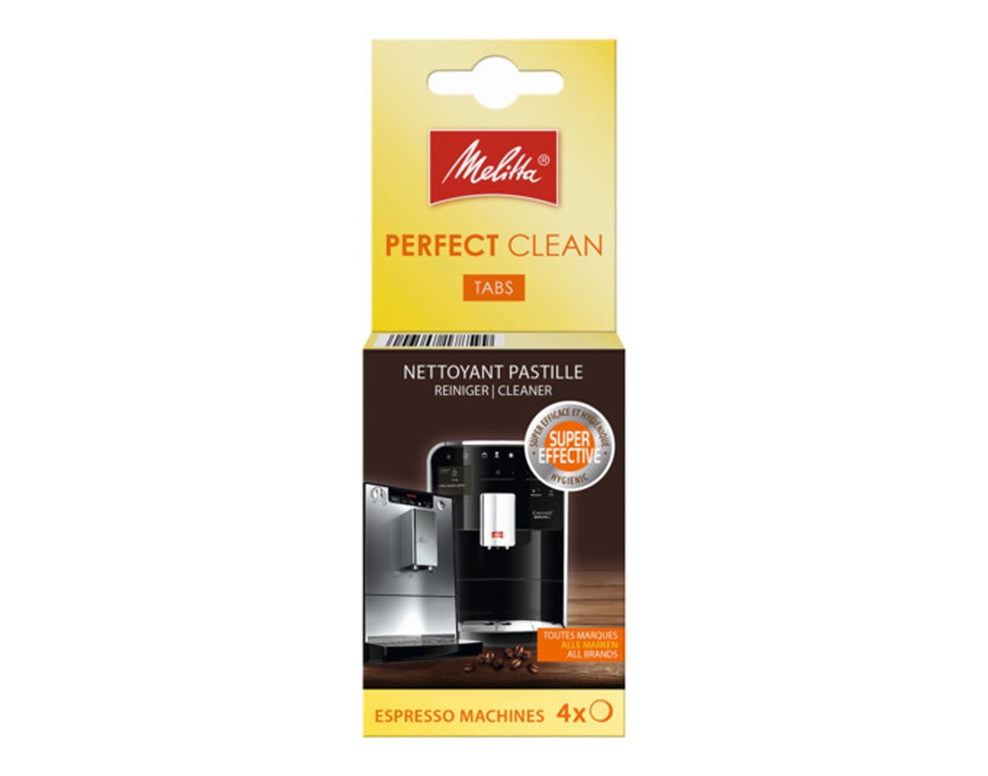Entdecken Sie die Melitta Perfect Clean Reinigungstabletten (4 Stück) für eine gründliche Reinigung Ihrer Kaffeemaschine. Entfernen Sie Kaffeefett und Rückstände für perfekten Kaffeegenuss!