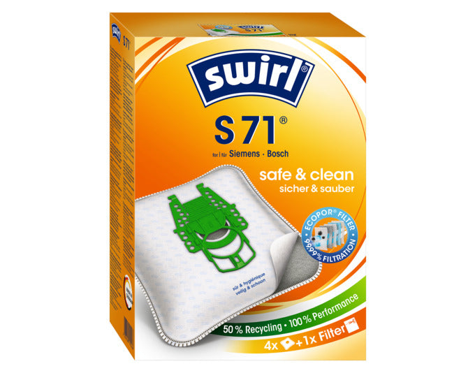 SWIRL Staubsäcke S71 in präsentiert im Onlineshop von KAQTU Design AG. Reinigung & Wäsche ist von SWIRL