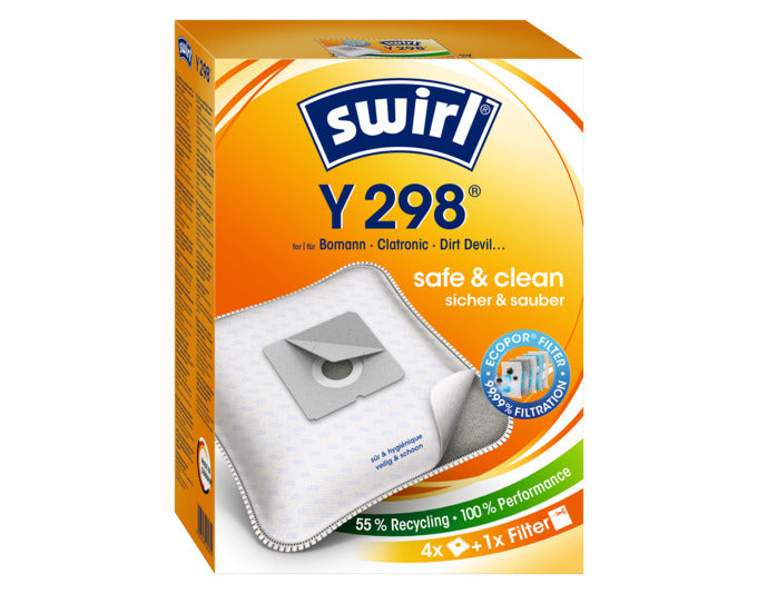 SWIRL Staubsäcke Y298 in präsentiert im Onlineshop von KAQTU Design AG. Reinigung & Wäsche ist von SWIRL