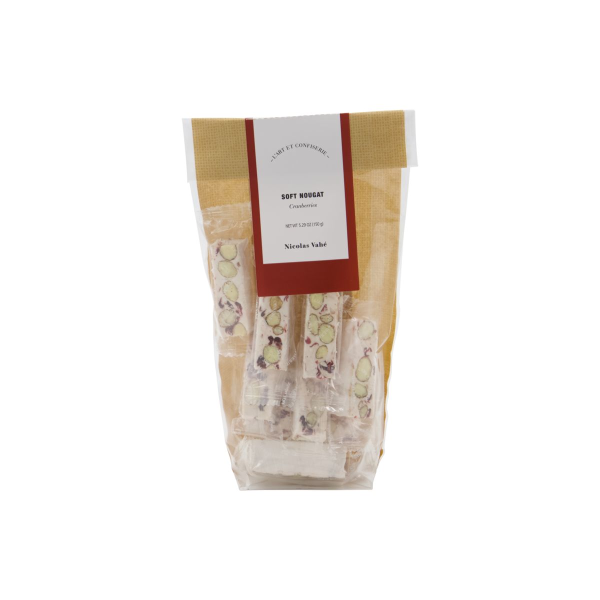 Soft Nougat mit Cranberries: Knusprige Mandeln, weicher Genuss, ideal als Geschenk oder Snack. Perfekt für jeden Anlass.