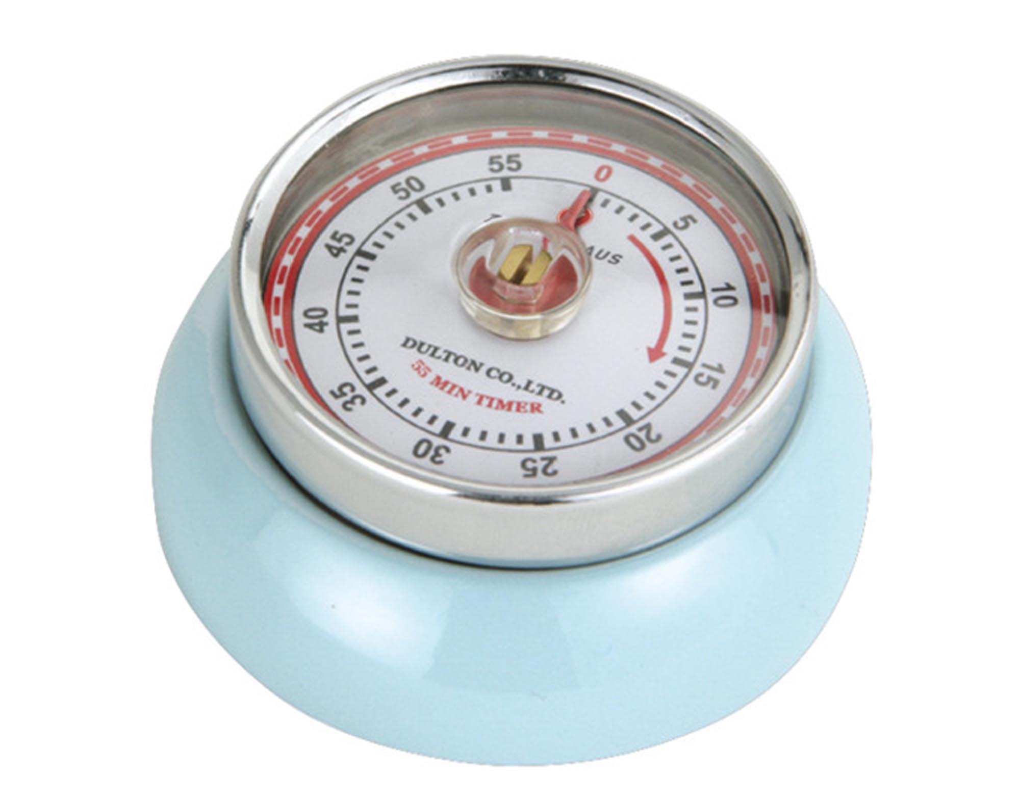 ZASSENHAUS Timer mit Magnet in hellblau, ø 7 cm – der perfekte Küchenhelfer für präzises Kochen und Backen. Hochwertig, benutzerfreundlich und platzsparend!