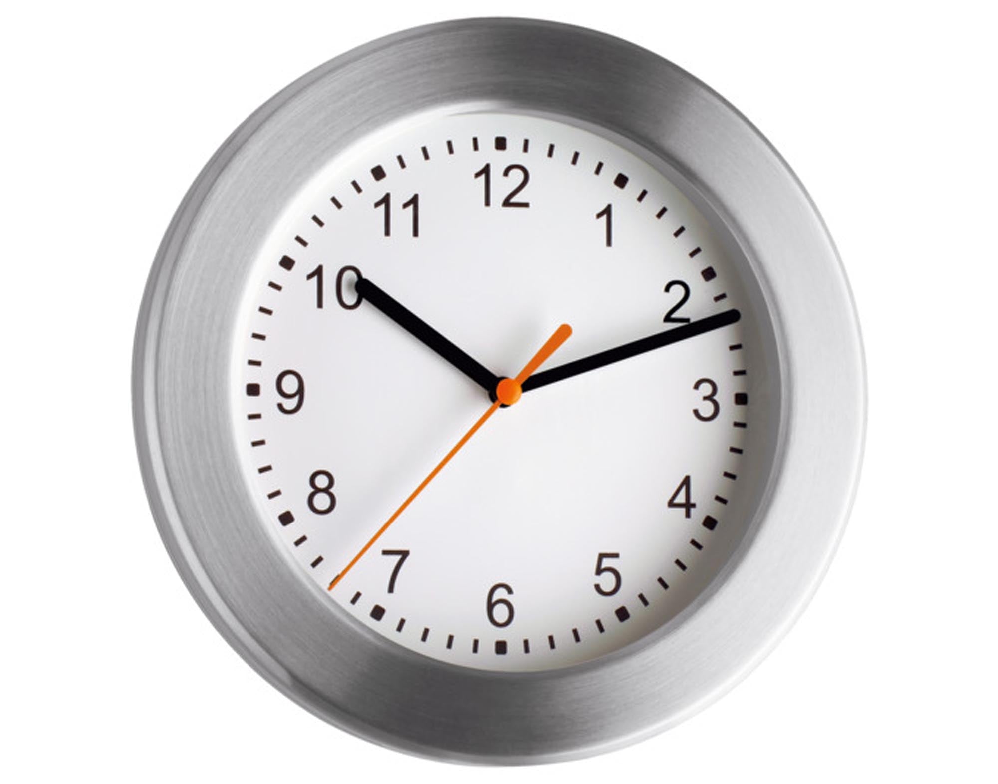 Elegante TFA Wanduhr aus Aluminium (ø 20 cm) für präzise Zeitmessung, leises Uhrwerk und modernes Design. Ideal für Wohnzimmer, Küche und Büro.