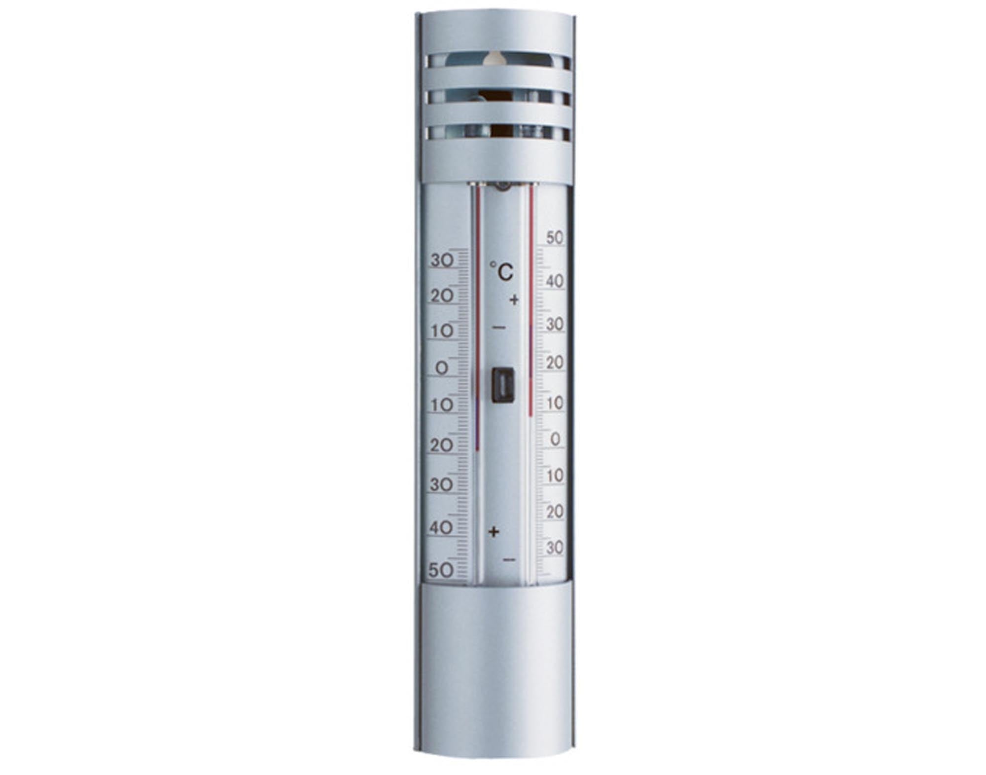 Entdecken Sie das TFA Thermometer Maxima Minima 22 cm – präzise Temperaturmessung für Garten, Terrasse und Wohnräume. Robust, elegant und funktional.