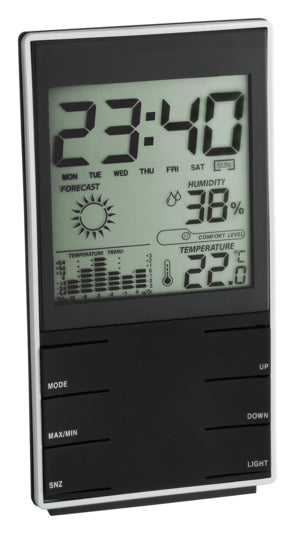 TFA Funk-Wetterstation Hygro in Schwarz präsentiert im Onlineshop von KAQTU Design AG. Thermometer ist von TFA