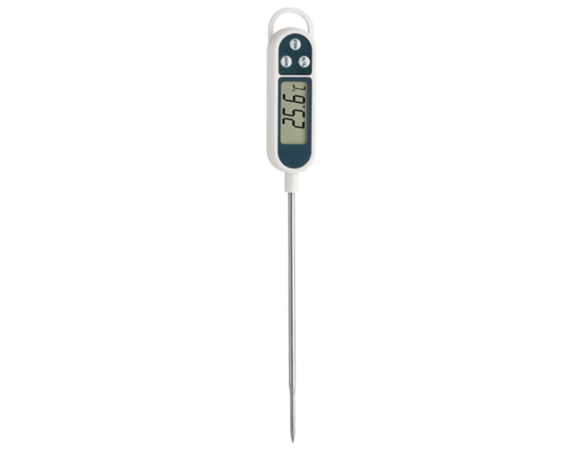Entdecken Sie das TFA Einstichthermometer Digital (23.5 cm) – Ihr perfektes Grillzubehör für präzise Kerntemperaturmessung von Fleisch, Fisch und Geflügel.