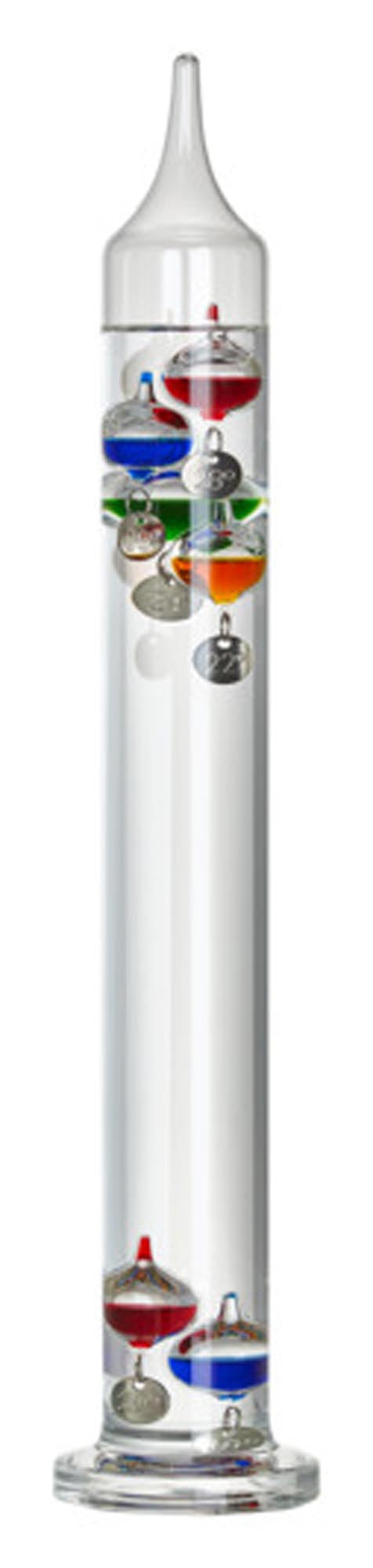 Entdecken Sie das elegante TFA Thermometer Galileo Galilei (43,5 cm) – ein stilvolles Innenthermometer mit präziser Temperaturanzeige und hochwertigem Glasdesign.