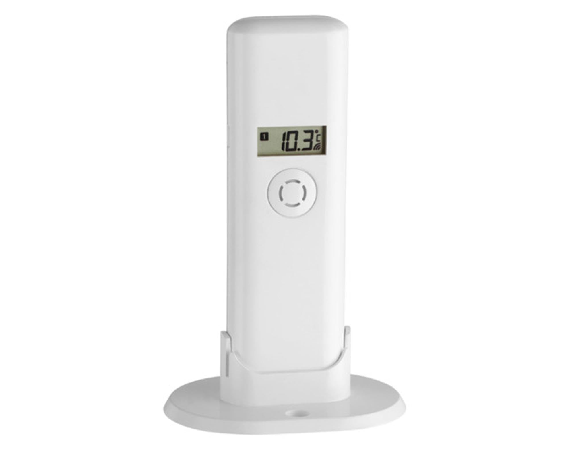 Der TFA Aussensender 2-Kanal misst präzise die Außentemperatur. Wetterfest, einfach zu installieren und mit hoher Reichweite – ideal für Garten und Balkon.