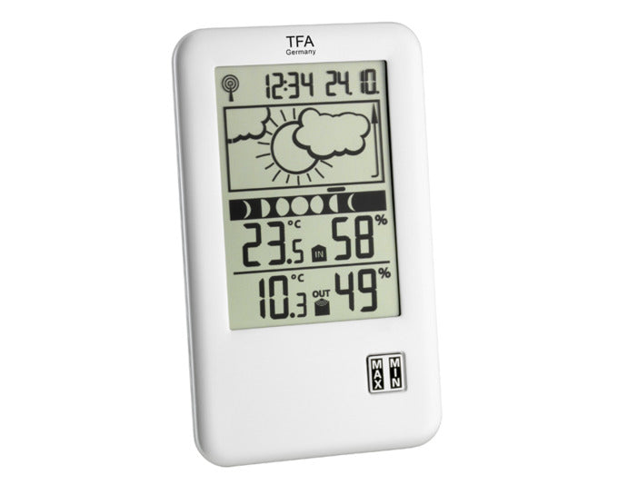 TFA Funk-Wetterstation Neo Plus in präsentiert im Onlineshop von KAQTU Design AG. Thermometer ist von TFA