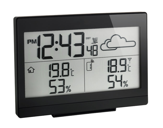 TFA Funk-Wetterstation Casa weiss in präsentiert im Onlineshop von KAQTU Design AG. Thermometer ist von TFA