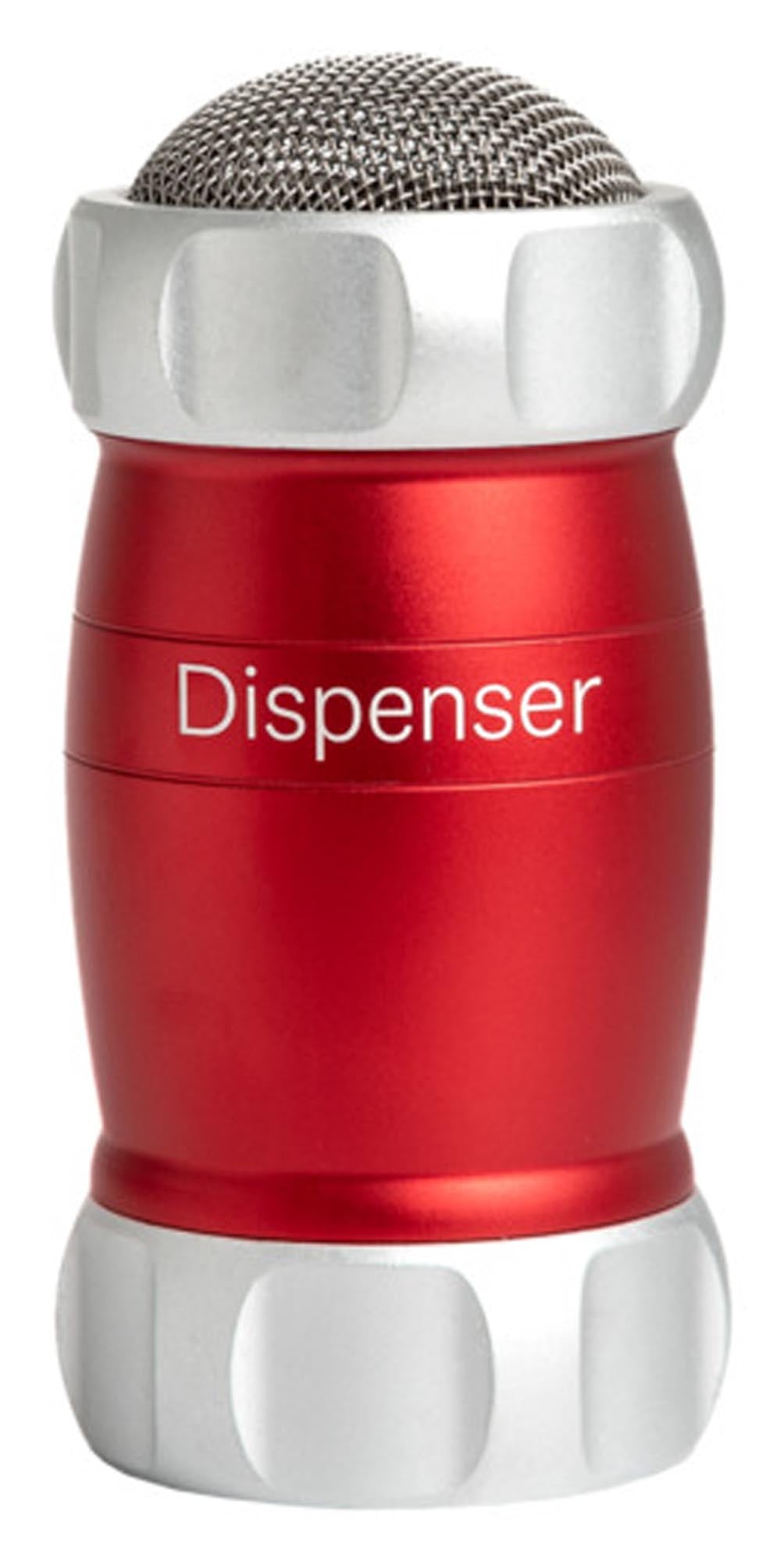 Eleganter MARCATO Streuer aus Aluminium in Rot für Gewürze, Zucker und Mehl. Langlebig, pflegeleicht und ideal für jede Küche.