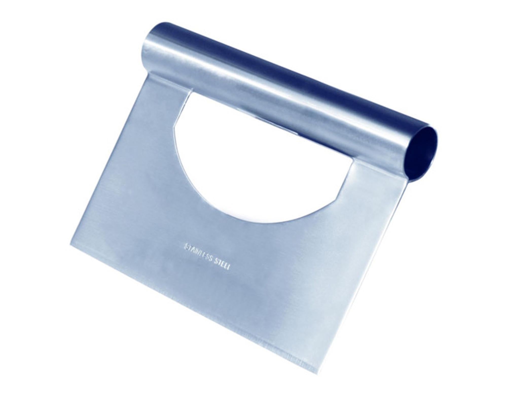 EVA Teigspachtel Inox 15 cm: Hochwertiger Edelstahl, ideal zum Mischen, Schaben und Verteilen von Teig. Perfekt für Backliebhaber!