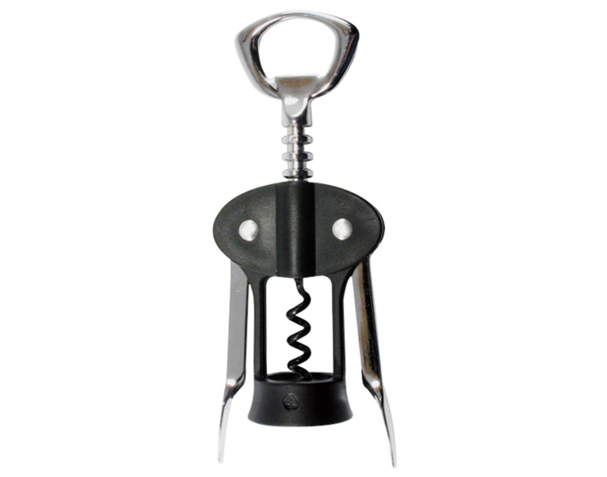 Entdecken Sie den KISAG Hebelkorkenzieher in Schwarz – das perfekte Weinzubehör für müheloses Öffnen von Weinflaschen. Ergonomisch, langlebig und elegant!