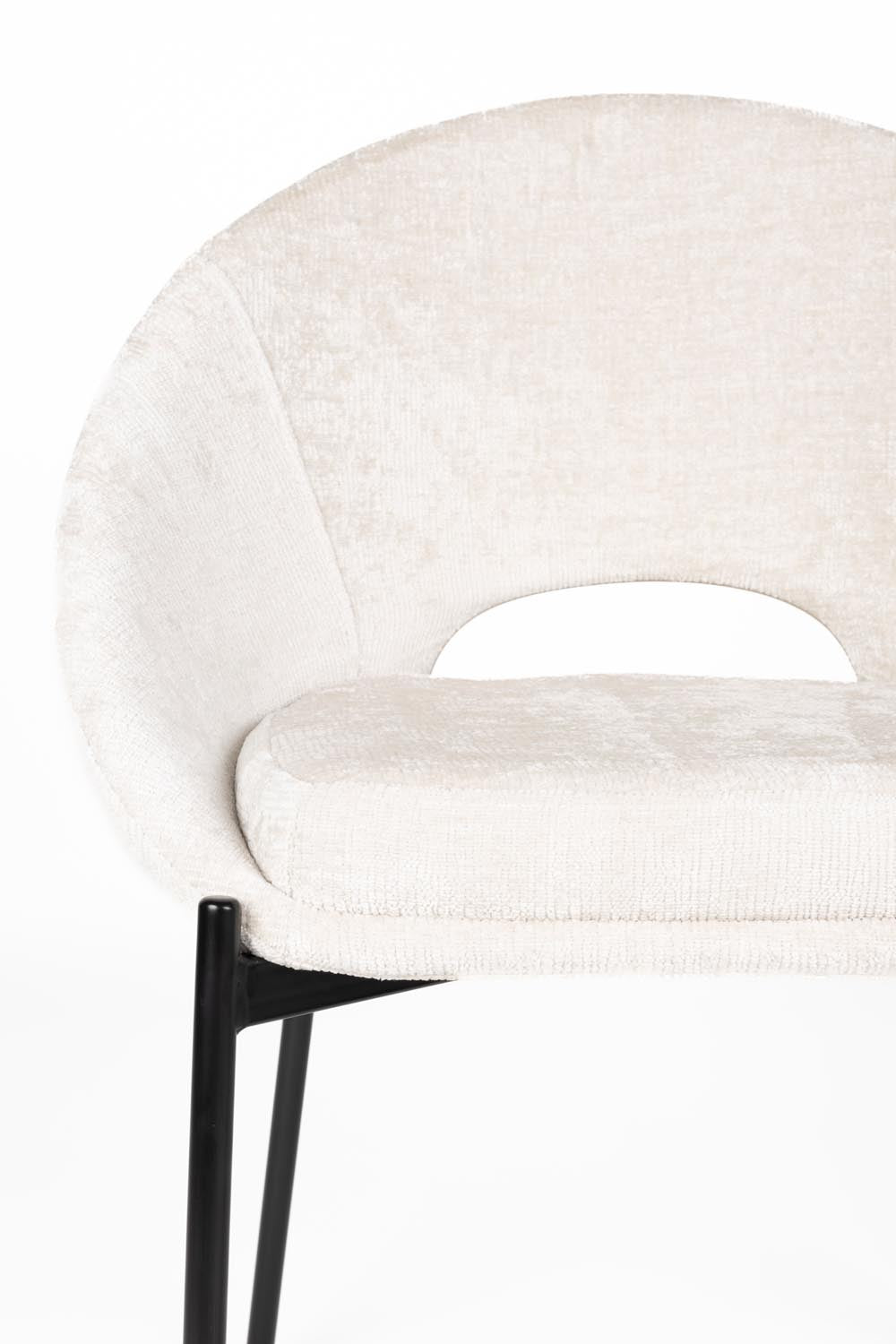 Dando Stuhl in White präsentiert im Onlineshop von KAQTU Design AG. Stuhl ist von White Label Living