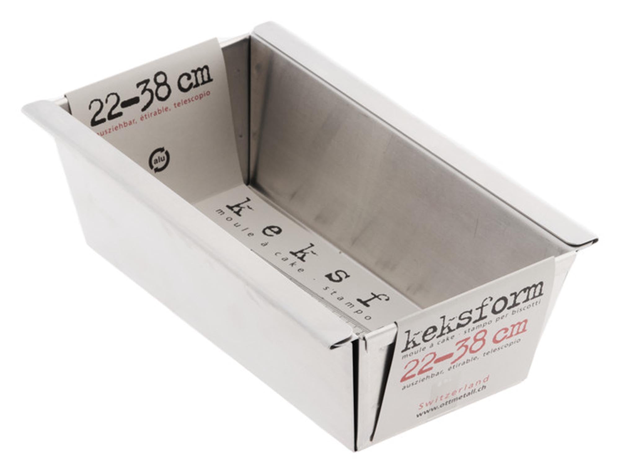 Die OTT Cakeform Eifa (22-38 cm) überzeugt durch ihre robuste Bauweise, Antihaftbeschichtung und flexible Größe für kreative Backideen.