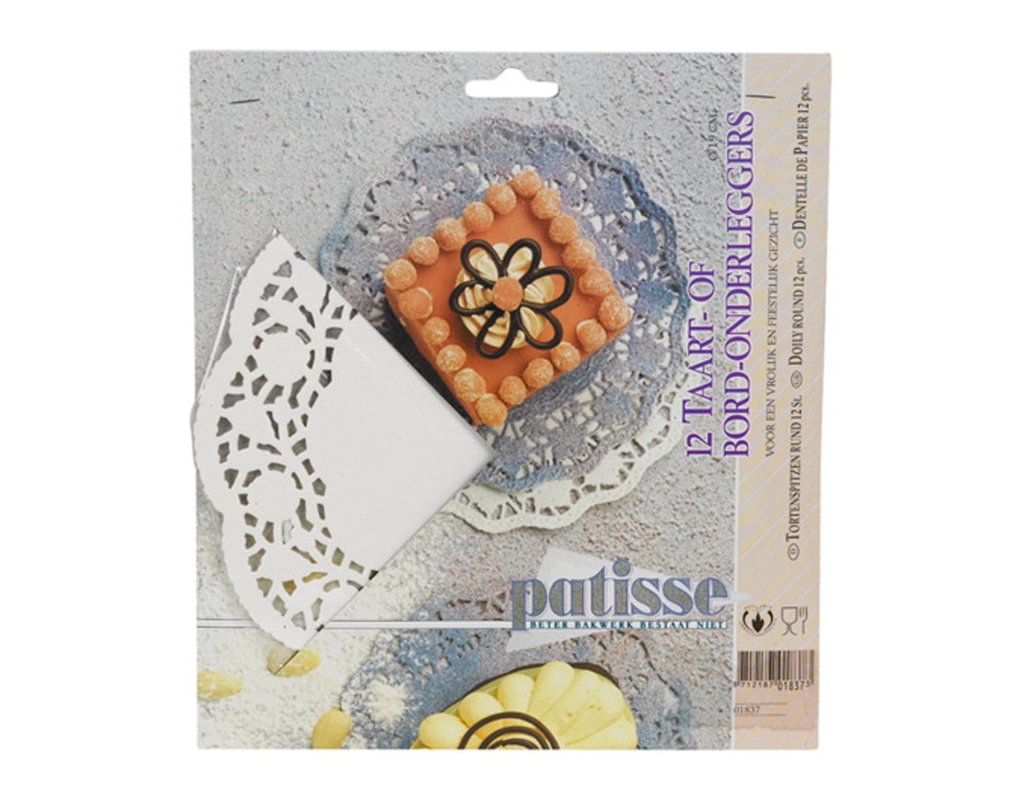 Entdecke die eleganten PÂTISSE Tortenspitzen Papier (12 Stück, ø 20 cm) für stilvolle Tortenpräsentationen. Ideal für Hochzeiten, Geburtstagsfeiern und mehr!