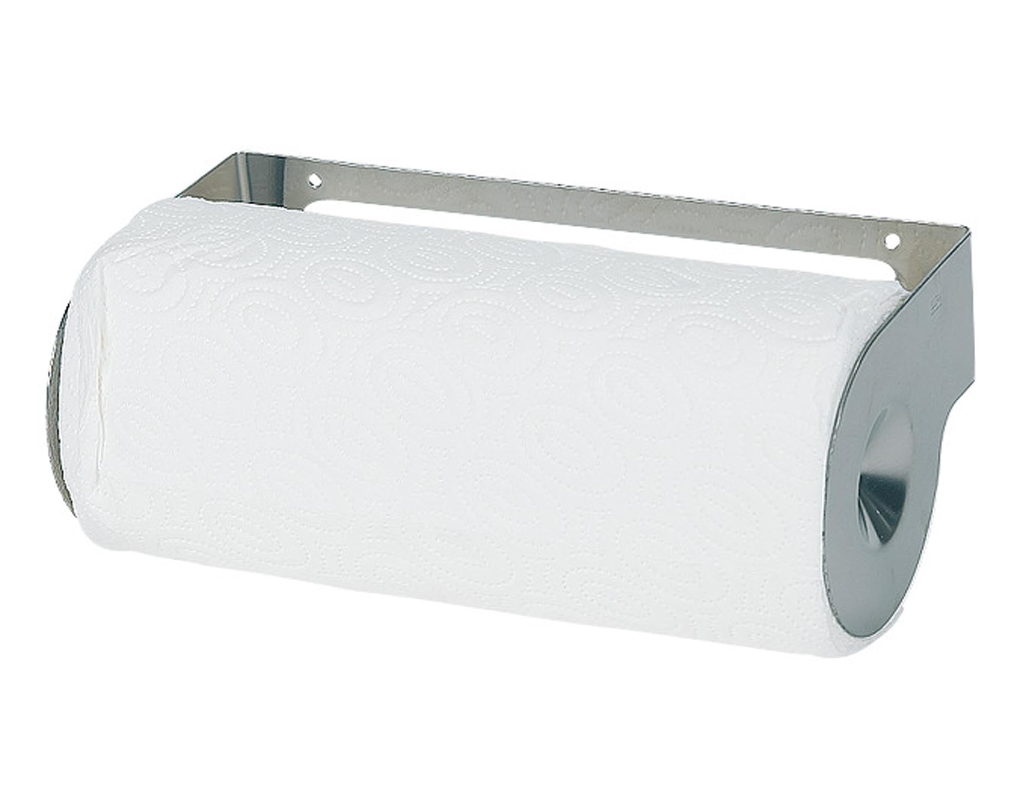 Der GEFU Rollenhalter Butler Inox 27 cm aus Edelstahl bietet stilvolle, platzsparende Aufbewahrung für Haushaltspapierrollen. Ideal für jede Küche!