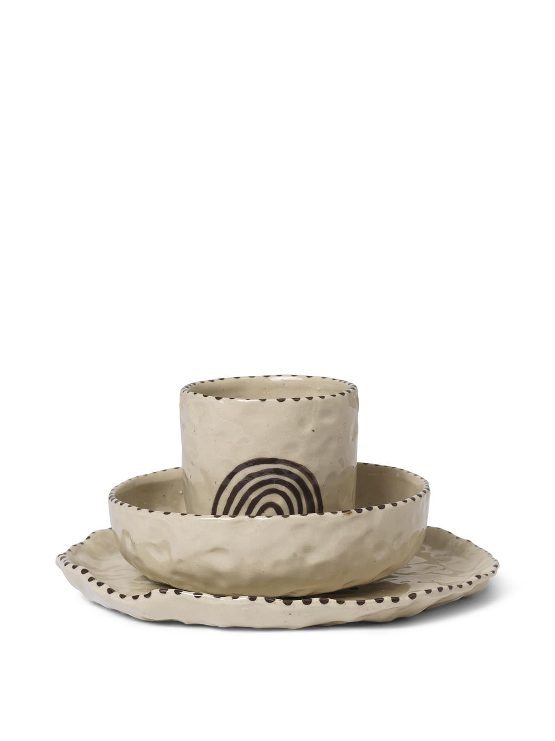 Naive Ceramic Set: Minimalistisches Design trifft auf Funktionalität.