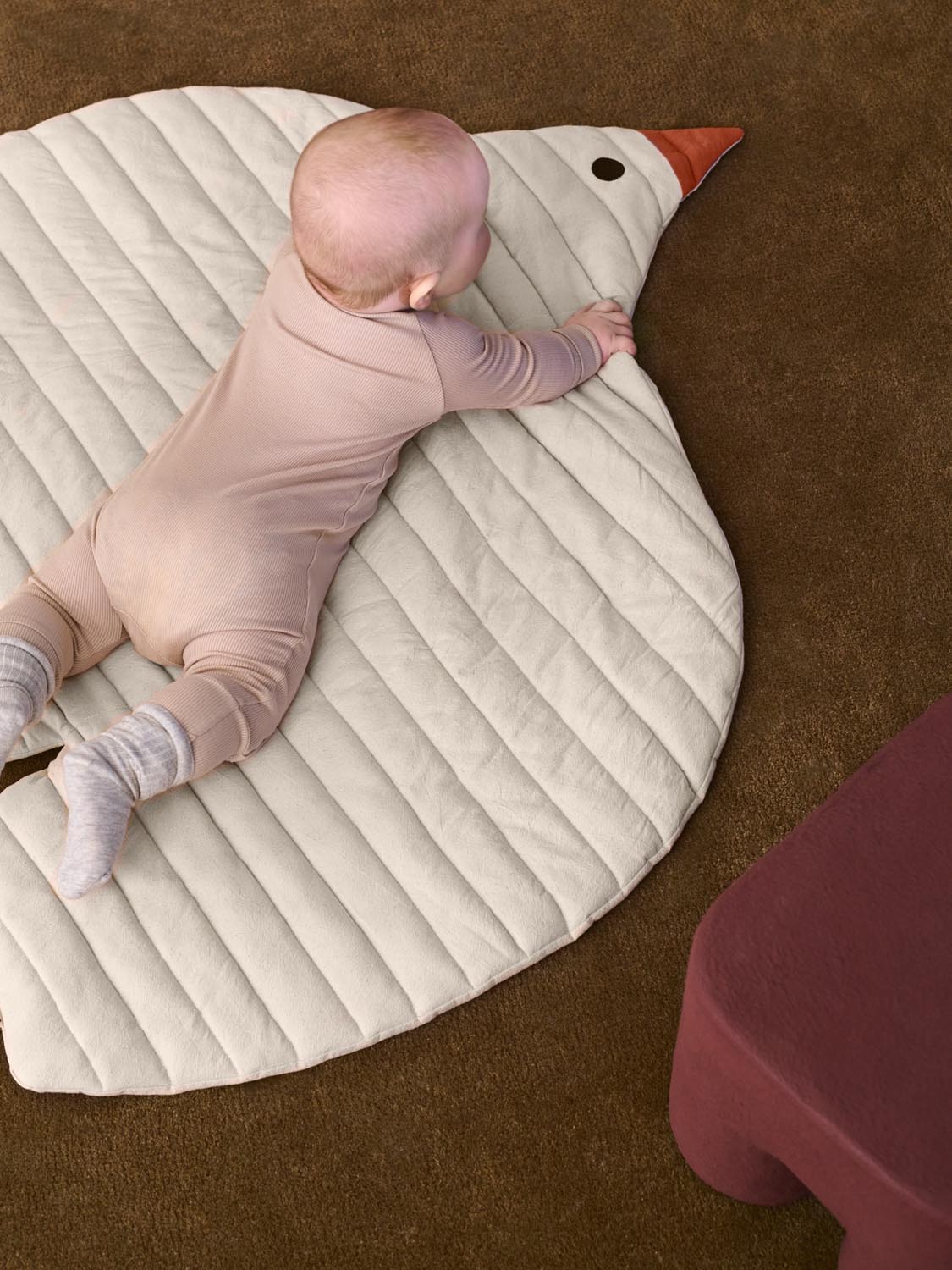 Swif Quilted Mat: Stilvolle, weiche Spielmatte von Ferm Living.