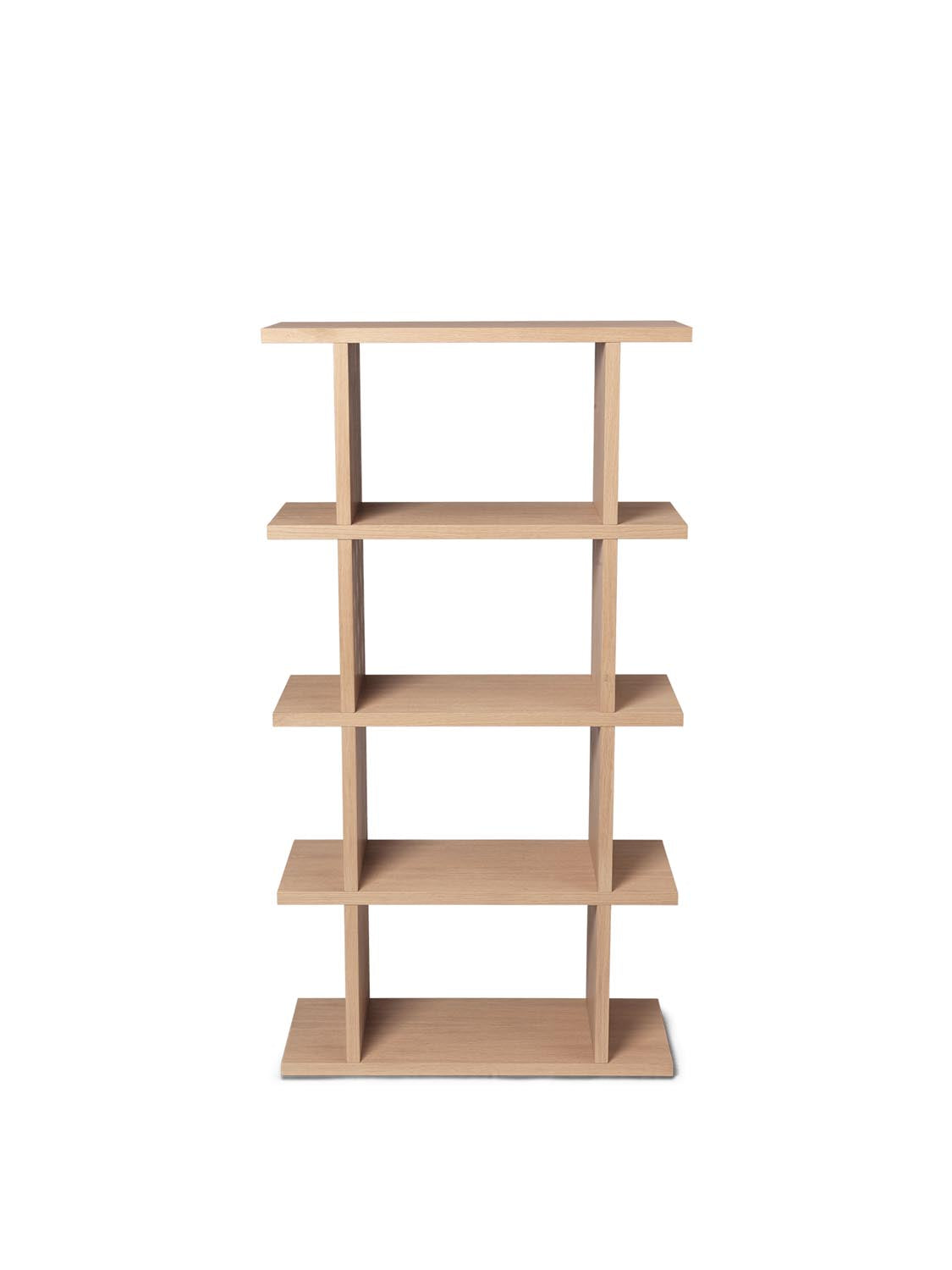 Kona Bücherregal 1x4: Stilvolle Aufbewahrung mit nordischem Flair.