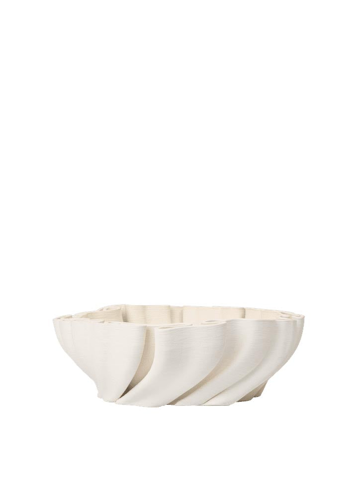 Dedali Bowl in Cremeweiss präsentiert im Onlineshop von KAQTU Design AG. Schale ist von Ferm Living