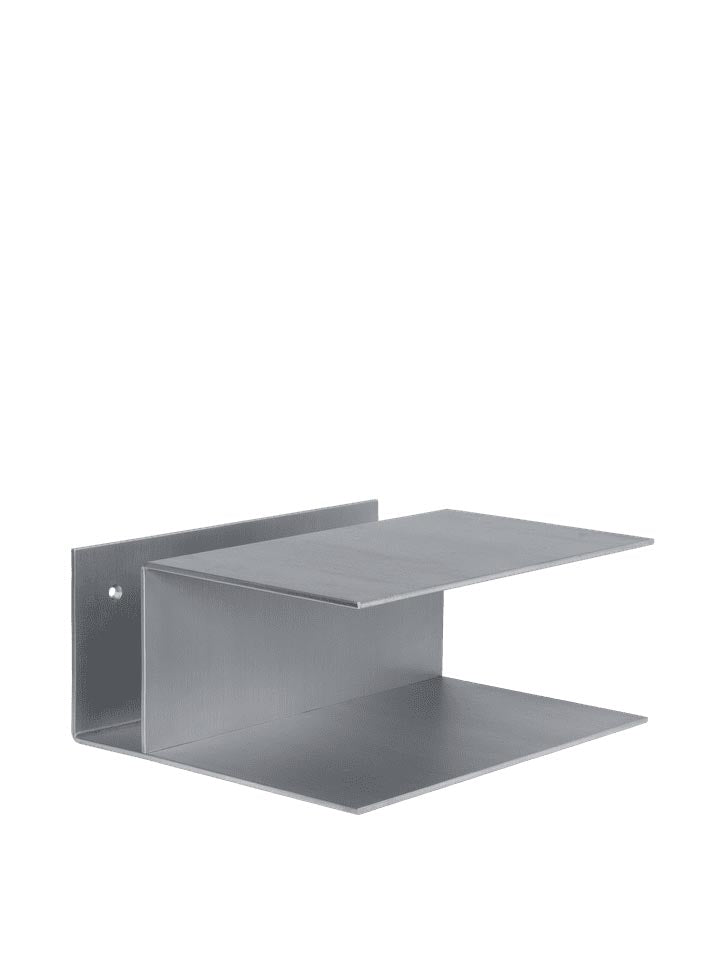 Lager Nachttisch in Aluminium präsentiert im Onlineshop von KAQTU Design AG. Beistelltisch ist von Ferm Living