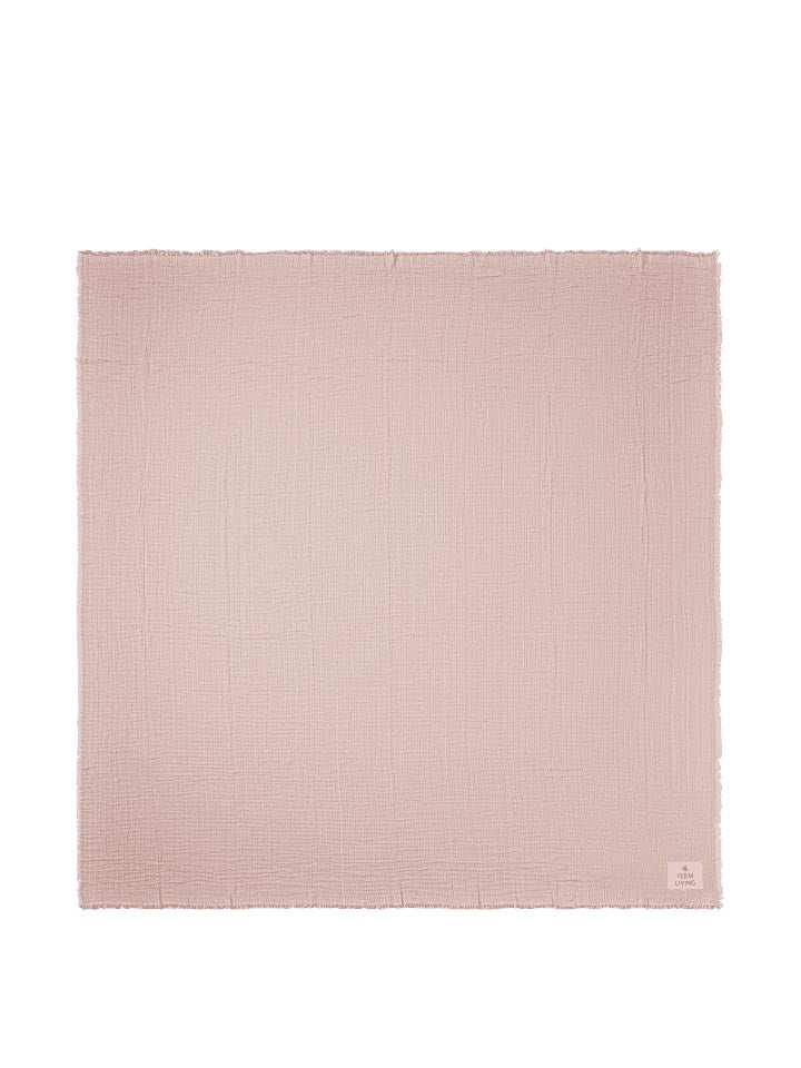 Fino Bettüberwurf in Terrakotta/Weisslich präsentiert im Onlineshop von KAQTU Design AG. Bettüberwurf ist von Ferm Living