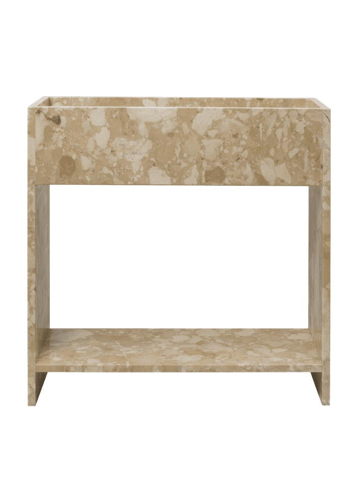 Stone Plant Box in Sand präsentiert im Onlineshop von KAQTU Design AG. Pflanzentopf Outdoor ist von Ferm Living