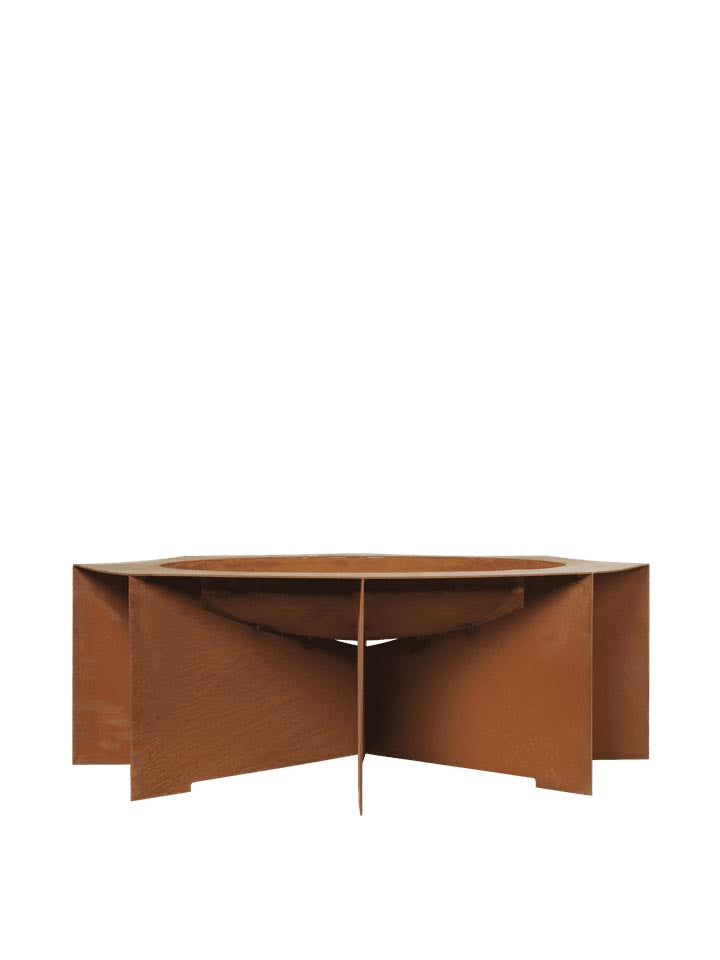 Otte Feuerstelle in Rost präsentiert im Onlineshop von KAQTU Design AG. Feuerschale ist von Ferm Living