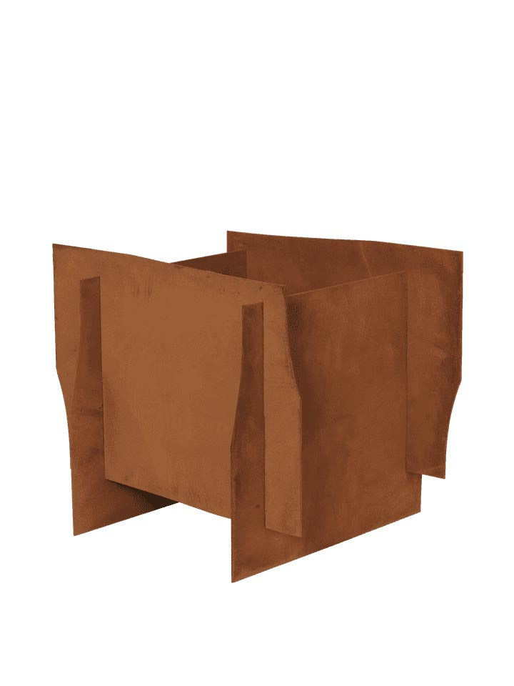 Lapel Pflanzgefäss in Rost präsentiert im Onlineshop von KAQTU Design AG. Pflanzentopf Outdoor ist von Ferm Living