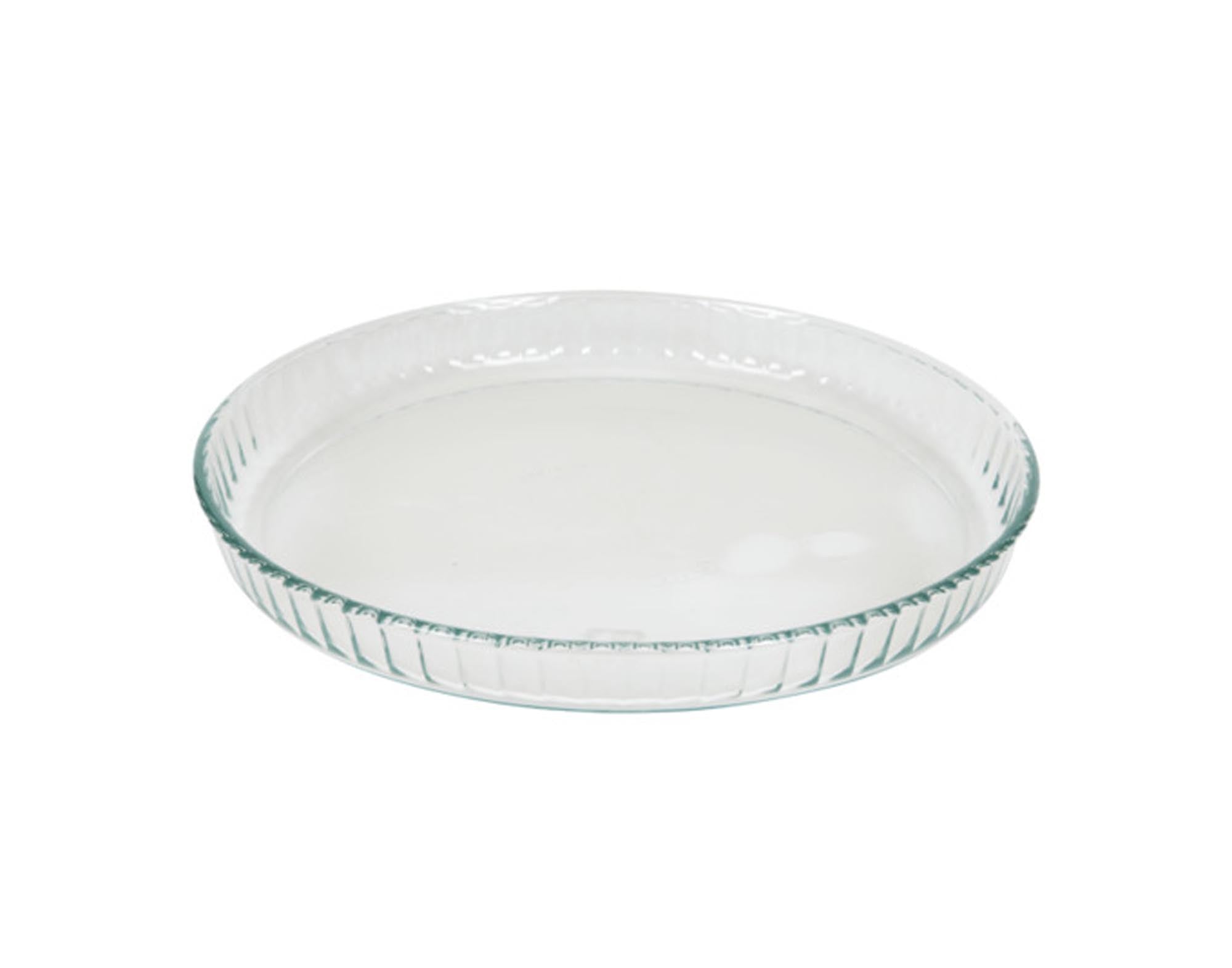 Entdecken Sie die PYREX Tortenform aus hitzebeständigem Glas (ø 30 cm) für perfekte Backergebnisse, einfache Handhabung und unkomplizierte Reinigung.