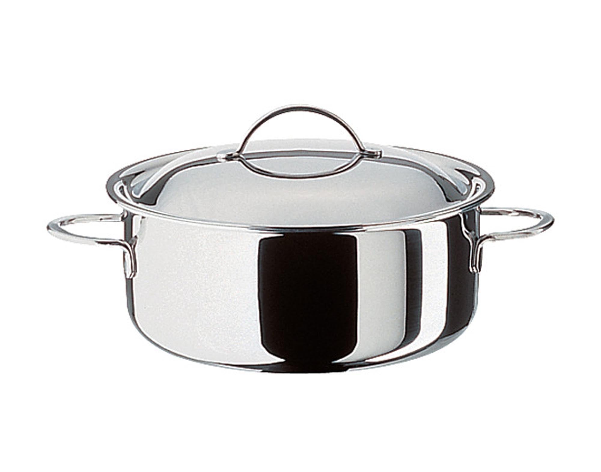 Entdecken Sie den SPRING Bratentopf Cristal ø 24 cm mit Antihaftbeschichtung, ideal für Braten, Geflügel und Gemüse. Hochwertiger Edelstahl, ergonomische Griffe.