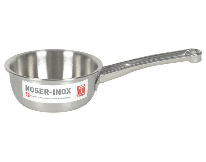 NOSER Saucenpfanne ohne Deckel Futura ø 11 cm in präsentiert im Onlineshop von KAQTU Design AG. Topf ist von NOSER-INOX