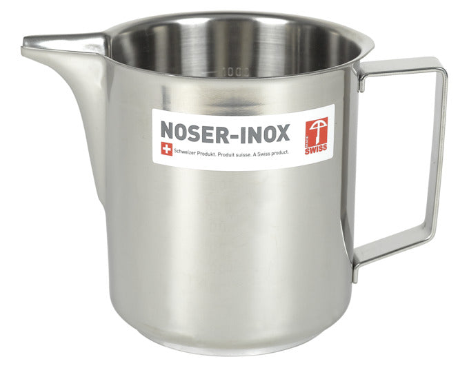 NOSER Milchtopf Standard Inox 2 Liter ø 14 cm in präsentiert im Onlineshop von KAQTU Design AG. Kanne ist von NOSER-INOX