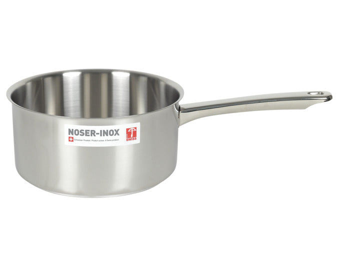 NOSER Stielkasserolle Standard Inox 3.5 Liter ø 22 cm in präsentiert im Onlineshop von KAQTU Design AG. Topf ist von NOSER-INOX