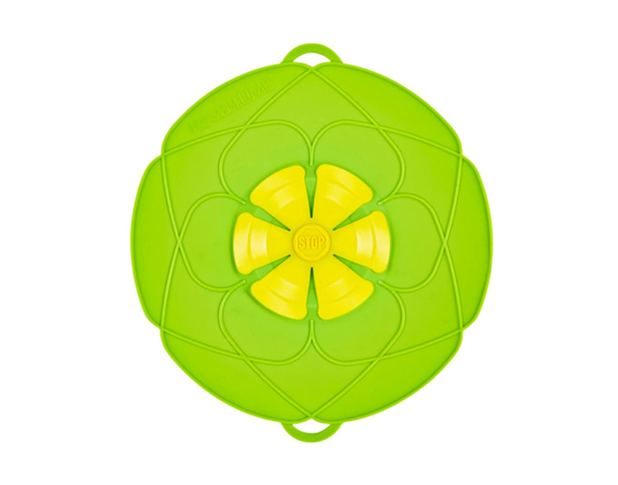 Kochblume ø 29 cm in lime-gelb von KOCHBLUME: Hochwertiger Edelstahl, antihaftbeschichtet, ergonomisch, ideal für Pasta, Suppen und Eintöpfe. Ein Must-Have für jede Küche!