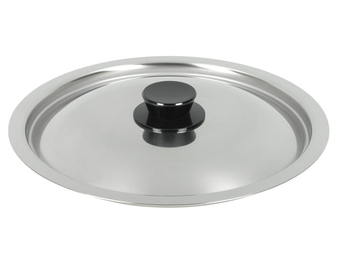 NOSER Deckel Inox schwarz ø 28 cm in präsentiert im Onlineshop von KAQTU Design AG. Topf ist von NOSER-INOX