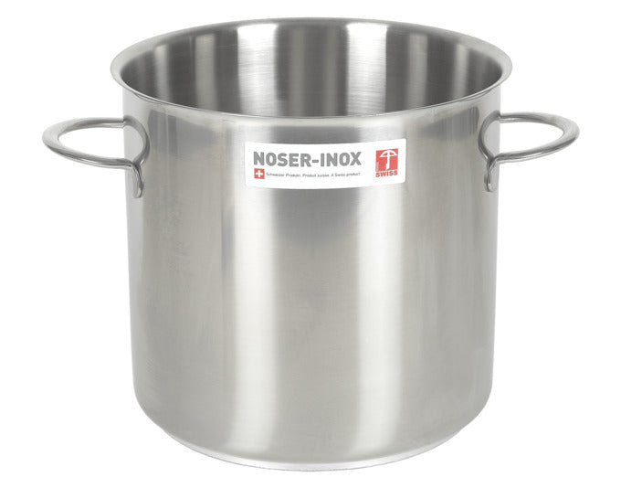 NOSER Kochtopf hoch ohne Deckel Standard Inox 7.5 Liter ø 22 cm in präsentiert im Onlineshop von KAQTU Design AG. Topf ist von NOSER-INOX