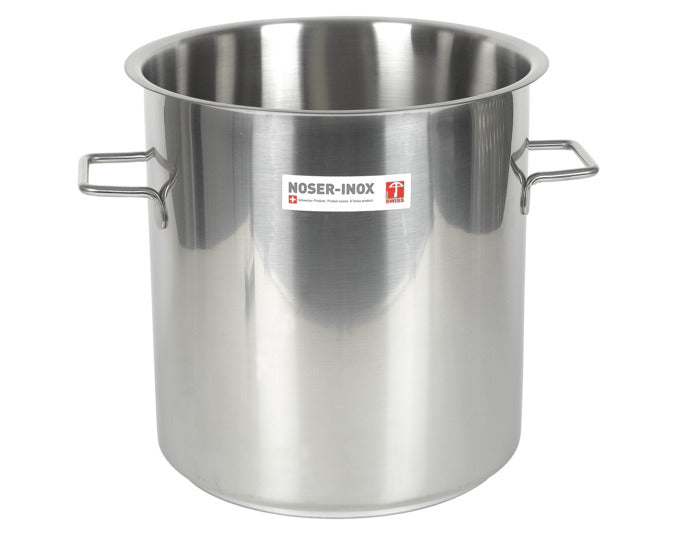 NOSER Kochtopf hoch ohne Deckel Standard Inox 7.5 Liter ø 22 cm in präsentiert im Onlineshop von KAQTU Design AG. Topf ist von NOSER-INOX