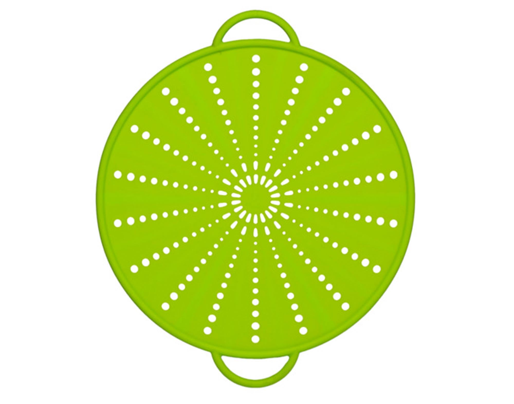 Der EMSA Spritzschutz 4in1 (ø 31 cm) ist ein vielseitiger Küchenhelfer: Spritzschutz, Sieb, Untersetzer und Deckel in einem. Hitzebeständig, spülmaschinenfest und modern im Design.
