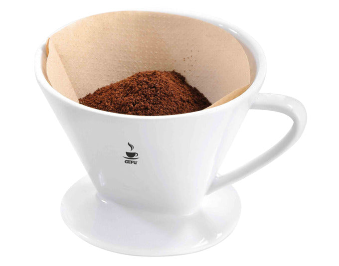 GEFU Kaffeefilter Sandro Porzellan Grösse 101 in präsentiert im Onlineshop von KAQTU Design AG. Haushaltshilfen ist von GEFU